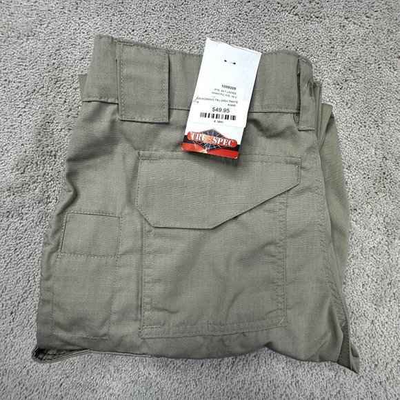 Tru-Spec 24-7 ORIGINAL NWT‎ Tactical Rip-Stop Pants Women's Size Waist 16 Khaki - Picture 3 of 8